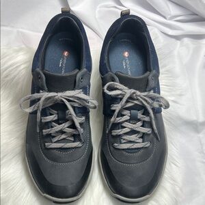 Waterproof Men's Sneakers in Gray and Navy